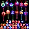 3 Styles Christmas Party Favors for Kids LED Light Up Bracelet Christmas Flashing Toys Treats Goody Bag Candy Halloween Gifts