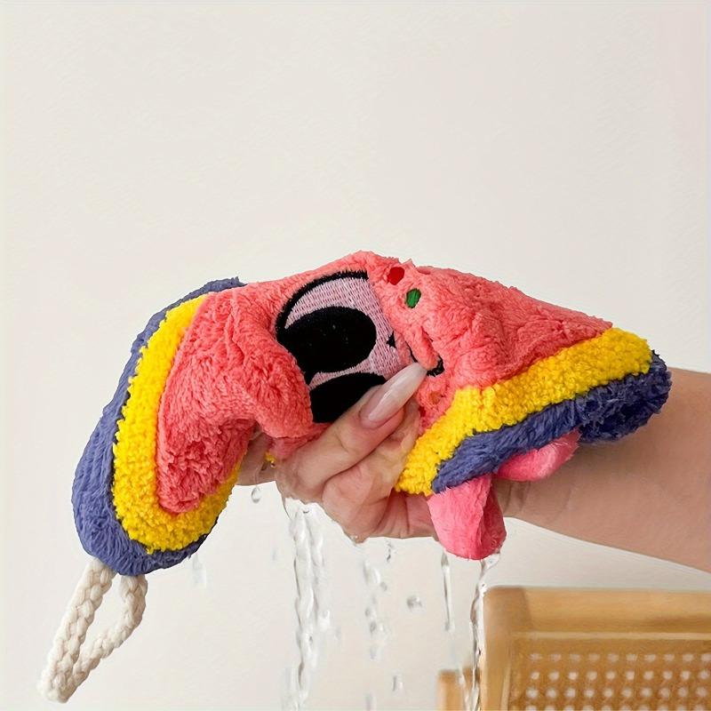 3Pcs Cute Cartoon Star Hand Towels Adorable & Vivid Absorbent Quick Absorbing Hand Drying Towels for Bathroom Kitchen Home Decor