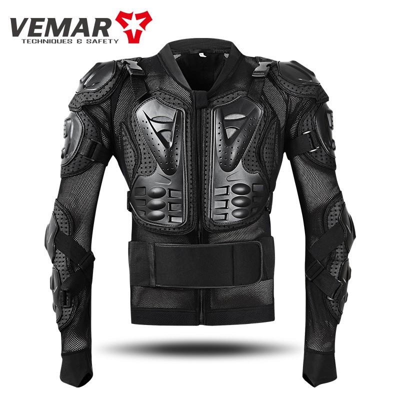 Motorrad-Schutzjacke mit Ellbogen-, Schulter- und Taillenschutz Offroad-Fahren Sicherheitsausrüstung Set für Erwachsene