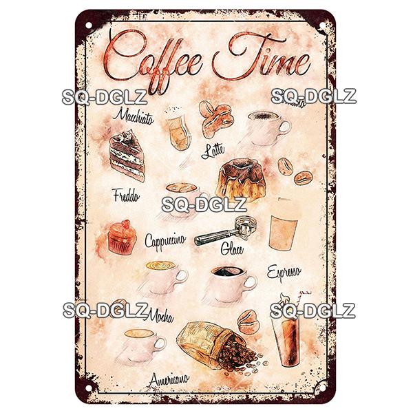 SQDGLZ Vintage Pizza Delicious Food Metal Sign Tin Sign Plate Home Bar Door Wall Decor Sticker Decoration Plaque Poster Gift
