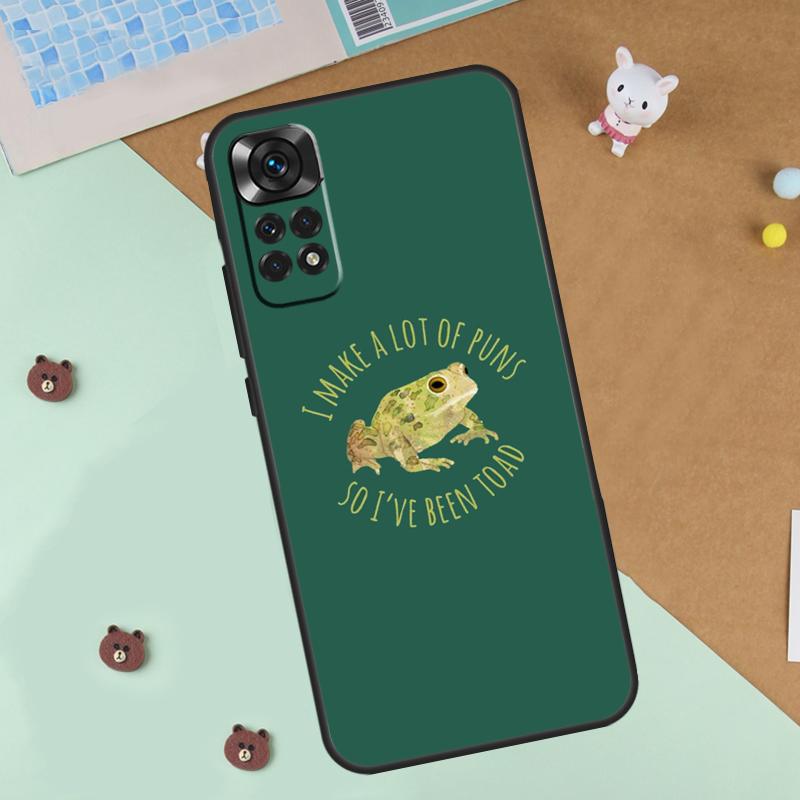 Cartoon Frogs Case For Xiaomi Redmi Note 13 14 9 10 11 12 Pro 10S 11S 12S Cover For Redmi 13C 10C 12C 14C