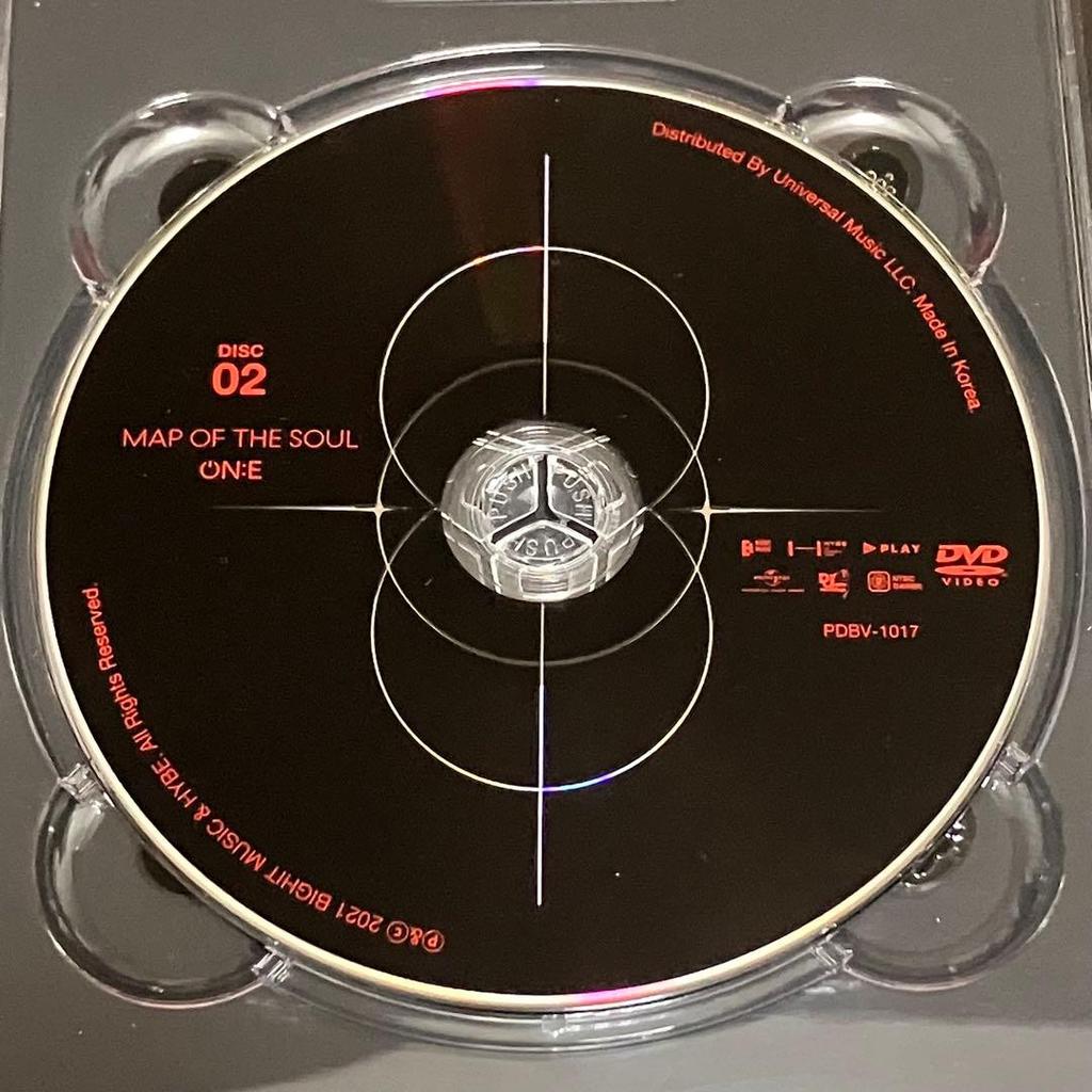 [USED] BTS MAP OF THE SOUL ON:E DVD