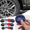 4Pcs 56mm 60mm 65mm Car Wheel Center Hub Cap Cover Badge Stickers For Ford Fiesta Ranger Mondeo Fusion Escape Kuga Edge Mustang