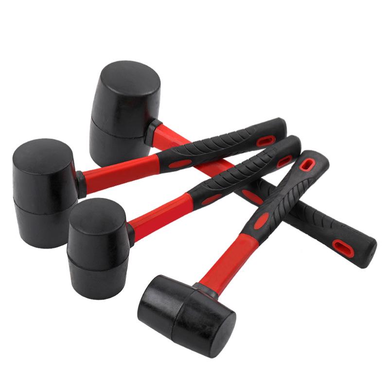 "Conjunto de martelos multifuncionais: Borracha, Madeira, Plástico, Pequeno, Esfregar, Tambor Oco, Martelos de Piso"