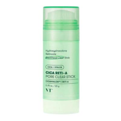 VT Cica Reti-A Pore Clear Stick 20g – Retinol & Cica Pore Care Balm for Blackheads, Sebum Control, and Smooth Skin