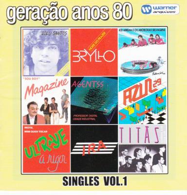 CD VARIOUS - Gera??o Anos 80 - Singles Vol.1 8573844782 WEA 2000 Brazil Rock Used