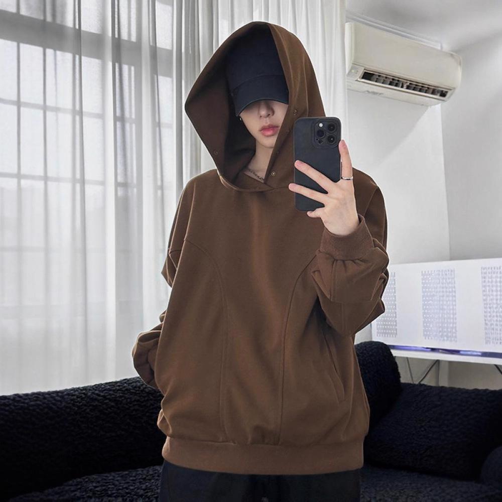 Mens Autumn Updated Comfortable Fit Couple Thickened Leisure Hooded Jacket