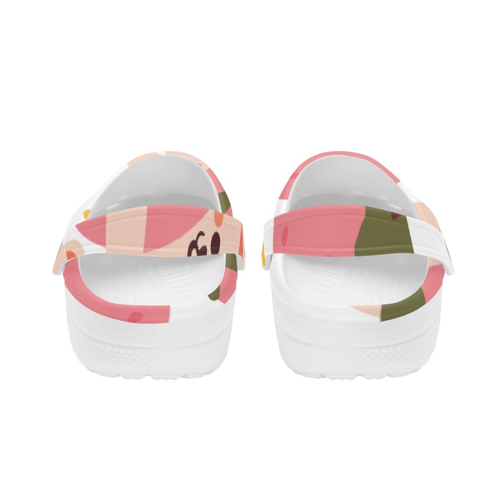 Colorful Pattern EVA Clogs for Women Men Easy Clean Lightweight Slip On Casual Footwear Soft Sole Summer Sandals Leisure Wear