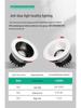 Anti-Glare LED Recessed Wall Washer Downlight, 75-90mm Cutout
