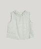 Poeteuseoul Vintage Frill Sleeveless Blouse_Navy