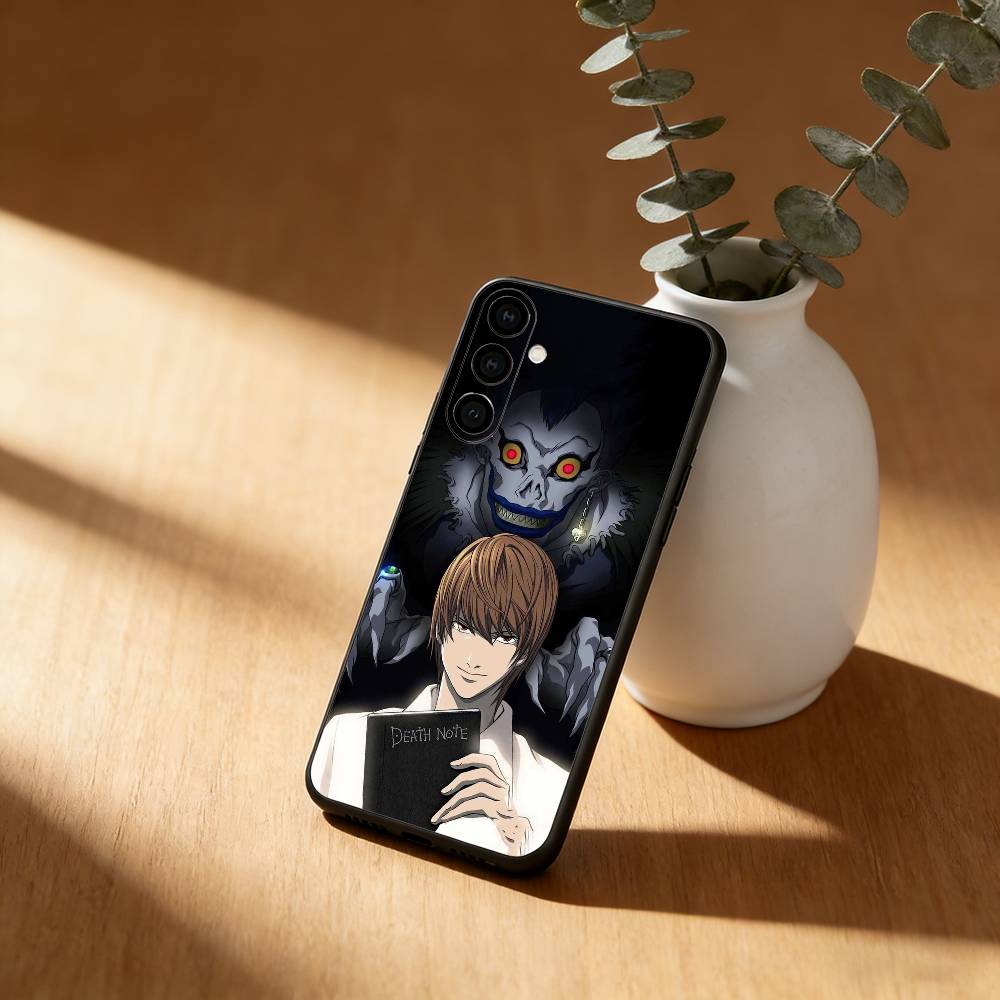 Anime D-Death Note Phone Case For Samsung GalaxyA13,21s,22,31,32,52,53,71,72,73,Soft Black Cover