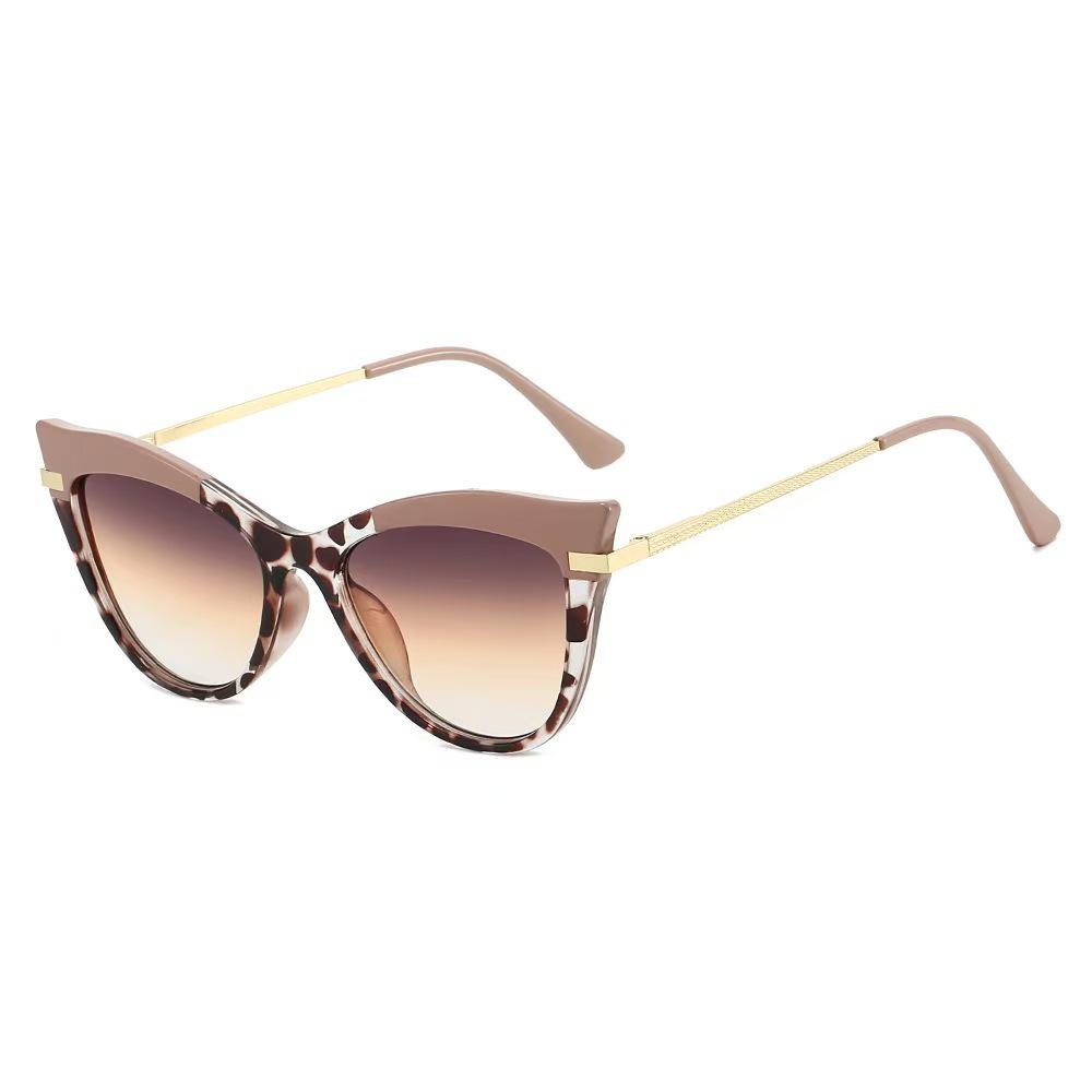 Lunettes de soleil œil de chat chics: Style européen et américain tendance, Protection solaire extérieure polyvalente haut de gamme pour femmes