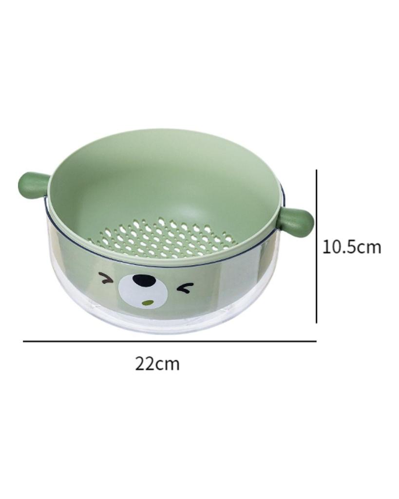 Fruits Washing Basket 2 Layer Draining Multipurpose Fruit for Countertop