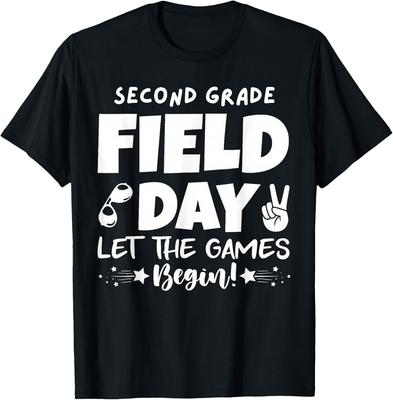 Second Grade Field Day Let the Games Begin T-shirt