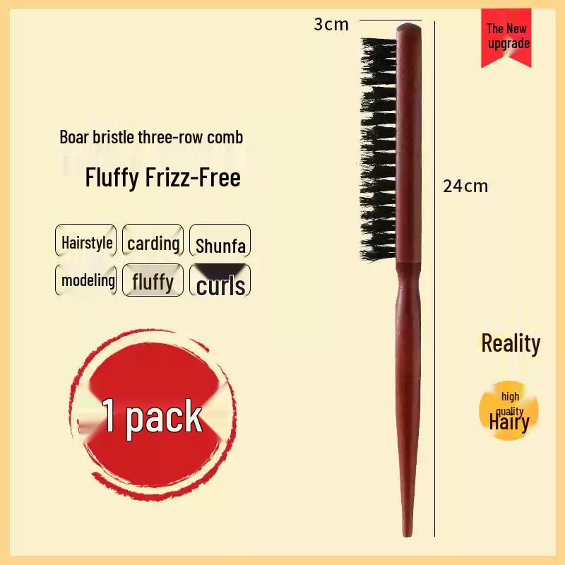Changbaosen Boar Bristle Styling Comb