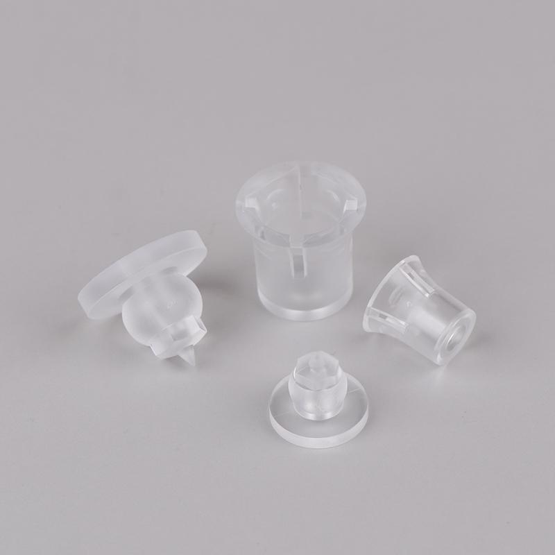 10pcs/lot PC Transparent Advertising Nail Glass Nail Bracket Invisible Plastic Screw Frosted Screw Fixing Screws Hardware