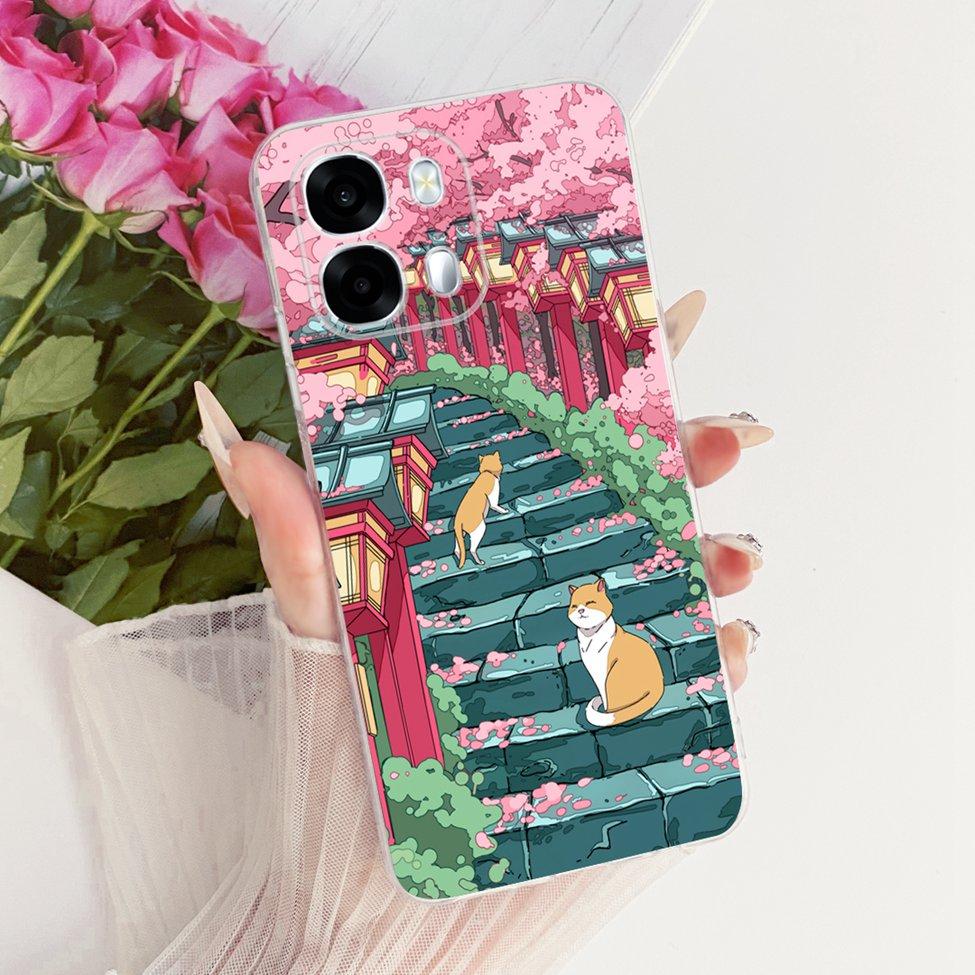 Klares Gehäuse für Oppo A6s 5G Hülle CPH2789 Luxuriös Süß Mode Schmetterling Cool Bemalte Abdeckung für Oppo A6s 4G CPH2815 Handyhülle