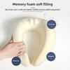 Slow Rebound Neck Pillow Foldable Travel Pillow Neck Support Airplane Pillow  Train