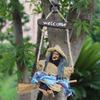 Desk Sculpture Toy High Quality Plastic Made Decorations Cute Hanging Witch