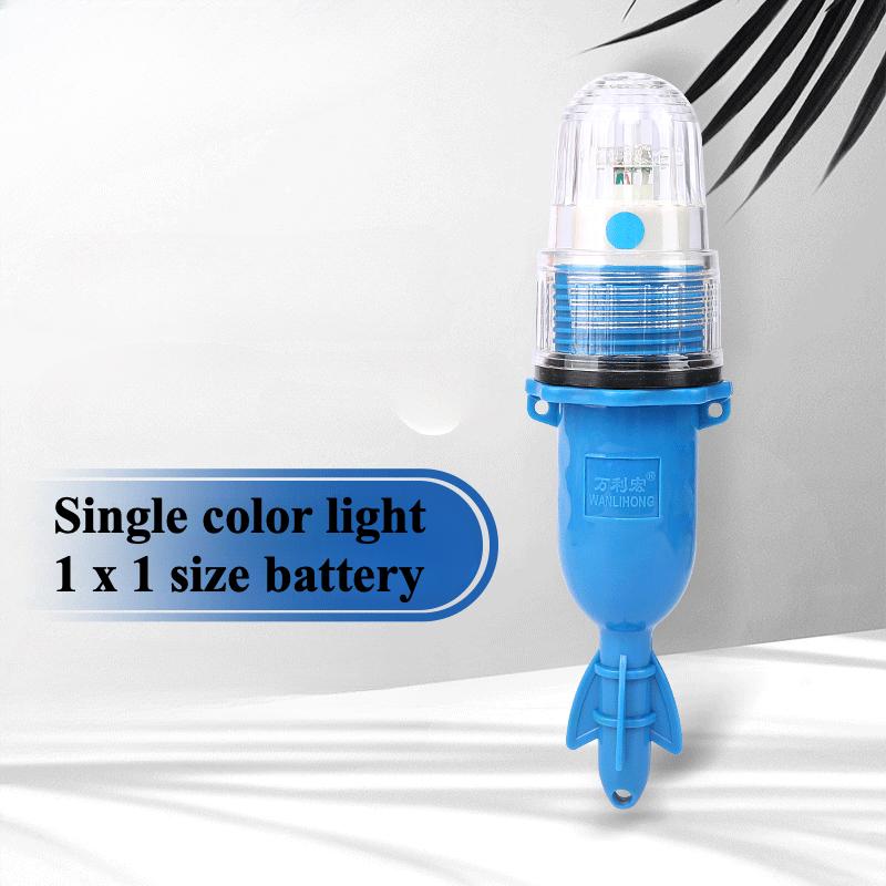 LED Strong Light Torpedo Light 5pcs High Power Net Marker Light Underwater Fish Trapping Torpedo Light Fishing Light