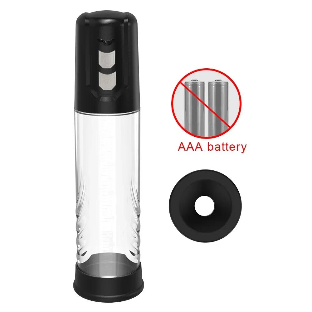Electric Penis Pump for Men Vacuum Pump Penis Enlargement Extend Pump Male Masturbator Dick Adult Goods Sex Toys for Men