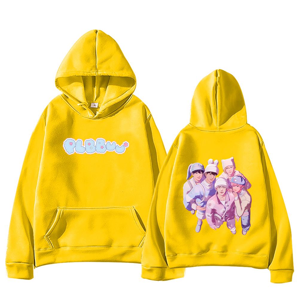 Nová podzimní zimní mikina Plave Bbuu! Kpop Potisk Mikiny Merch Móda Y2K Streetwear Ženy Muži High Street Pulovr