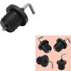 Black Oil Filler Plug Rubber Oil Fill Stopper Portable Gearbox Oil Plug  Automotive