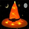 Halloween Gift Glow In Dark Halloween Witch Hat Decoration Prop Cosplay Accessory With LED Light