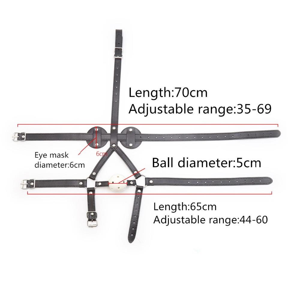 Woman Couples Men Adult Sex Games Erotic Accessories New Gag Ball Sex Toys Open Mouth Gag Bondage Harness Mouth Ball