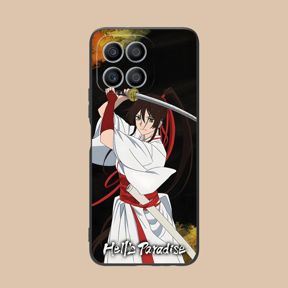 Hell's Paradise Sagiri Phone Case for Honor 90 80 70 60 50 30 20 10 9 8 7 Pro S SE Lite 5G Soft TPU Shockproof Cover