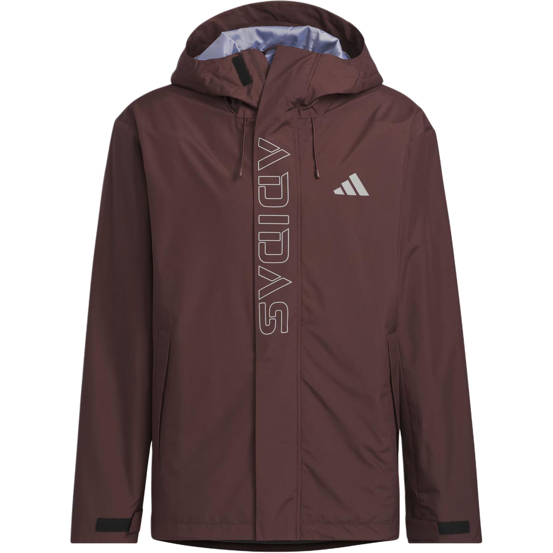 Adidas Jackets Unisex Dark Gray Brown Hooded Moderate Other KF5233- M