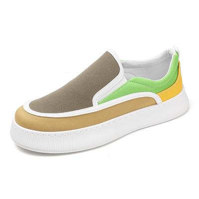 Eğilim tuval erkek ayakkabıları yaz rahat yürüyüş ayakkabısı üzerinde kayma erkekler Espadrilles balıkçı ayakkabı erkek moda erkek mokasen ayakkabıları