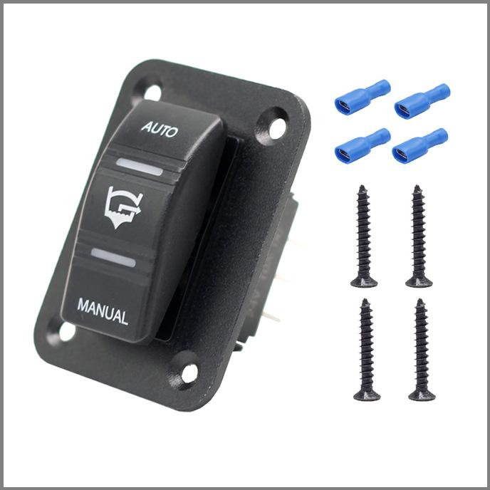 

One button panel switch for car and yacht чорний