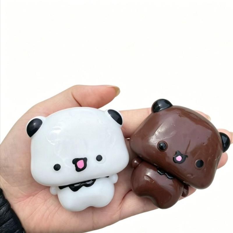 Speelgoed yier bubu Beer Squishy Rekbaar Langzaam Rijzend Stressverlichtend Knijpspeelgoed Kawaii Zacht Stuiterend Knijpbaar Fidget Speelgoed voor Volwassenen