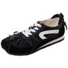 Weird aesthetics apple head leather board shoes women's autumn new Forrest Gump shoes sports and leisure moral training shoes