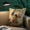 Little Nightmares Anime Game Pillow Case Anti-Dustmite Pillowcase Invisible Zipper Silky Short Plush Sofa Cushion Cover