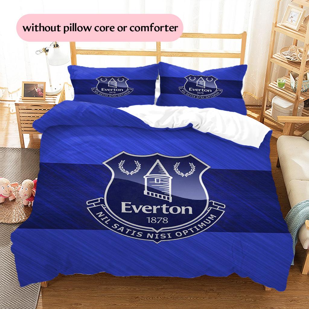 Set Copripiumino Trapuntato con Fantasia Everton Decorazione per la Casa Regalo (1 * copripiumino + 2 * federe senza imbottitura)