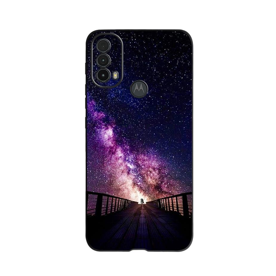 Cute Painted Cover For Motorola Moto E30 E40 Case Soft Silicone Fundas Phone Case For Motorola E30 Moto E40 E 30 40 Cover Bumper