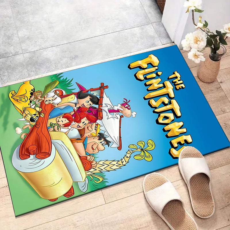 1pc Flintstone Design Printed Area Rug Carpet for Bedroom Living Room Home Decor Rugs Mat Non Slip Mat Rug for Bedside