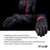 FIVE RS3 EVO Motorcycle Gloves, Black/Red (Size L)