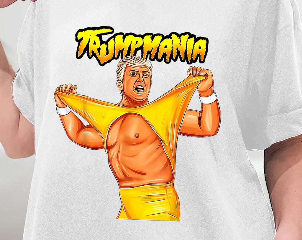 Trumpmania Wrestling Meme 2024 Shirt, Trumpamania T-Shirt, Patriotic Shirt, Political Statement Shirt, Donald Trump Hulk Hogan Maga
