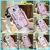 Soft Case Protective Phone Case For Samsung Galaxy J510/J5 2016/J5108 Wrist Strap Cartoon Cute Back Cover Silicone Ring