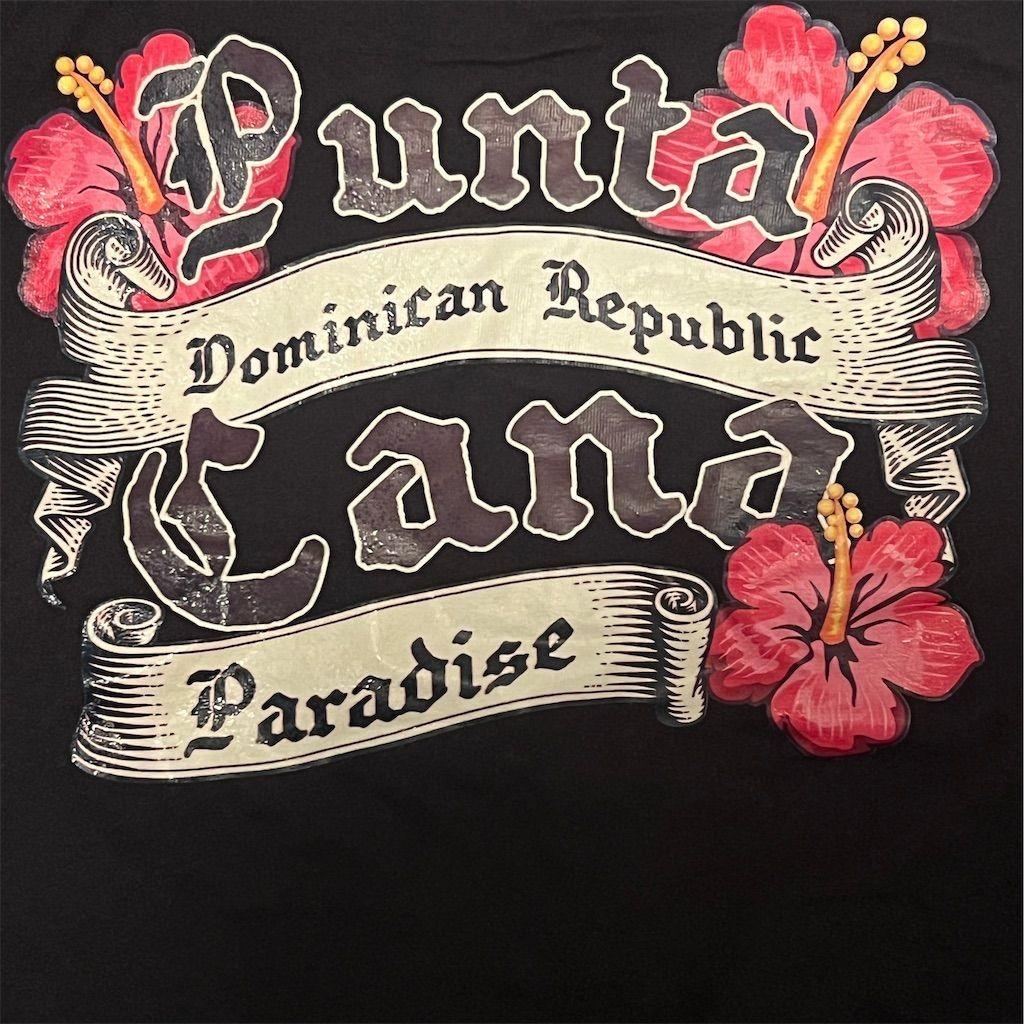 Punta Cana Paradise T-Shirt XL Black Tropical Souvenir Graphic Unisex M