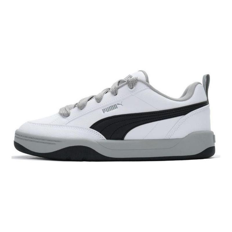 PUMA Park Lifestyle Unisex Low-top Versatile Wear-resistant Skate Shoes Black White 395084-09 35.5