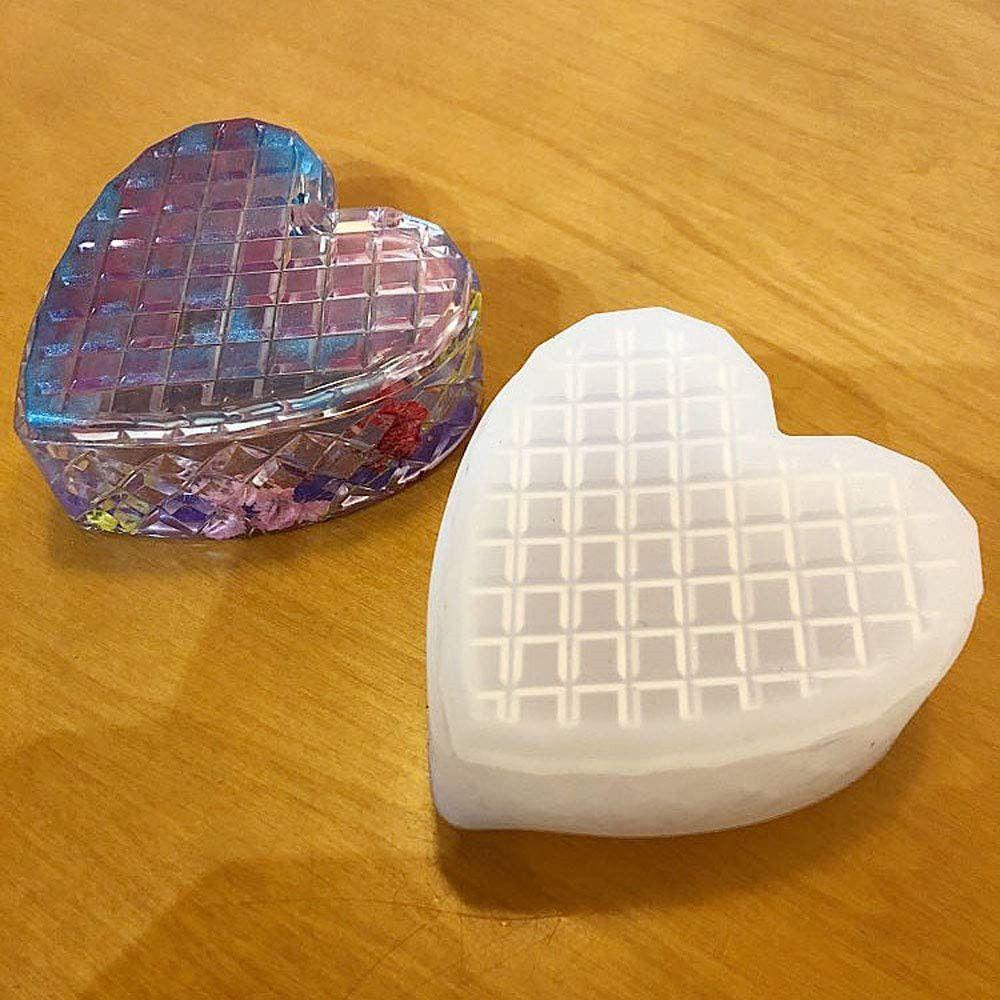 Jewelry Case Storage Box Molds Epoxy Resin Silicone Casting Mould Crystal Glue Jewelry Case Storage Box Molds Epoxy Resin Silicone Casting Mould Crystal Glue