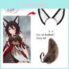Honkai Star Rail Cosplay Set With Plush Fox Ears And Tail Accessories