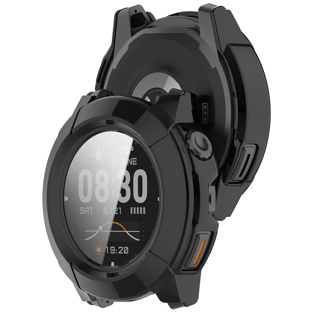 PC Protective Case + Tempered Film For Coros Nomad Anti-Drop Hard Bumper Shell Smartwatch Cover