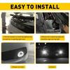 2.5" COB Car LED Projector Angel Eye Lights DRL Halo Ring Fog Drive Lamp US EXV