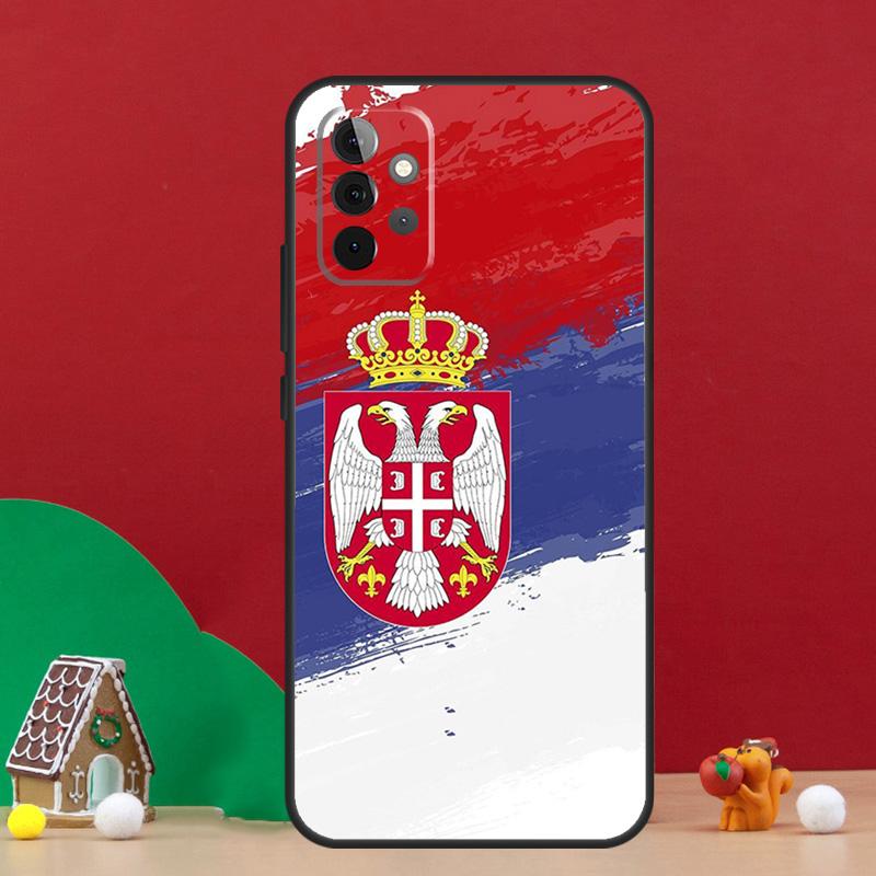 Flag of Serbia Serbian Case For Samsung Galaxy A56 A33 A13 A36 A23 A52 A32 A12 A54 A34 A14 A16 A53 A15 A35 A55 A17