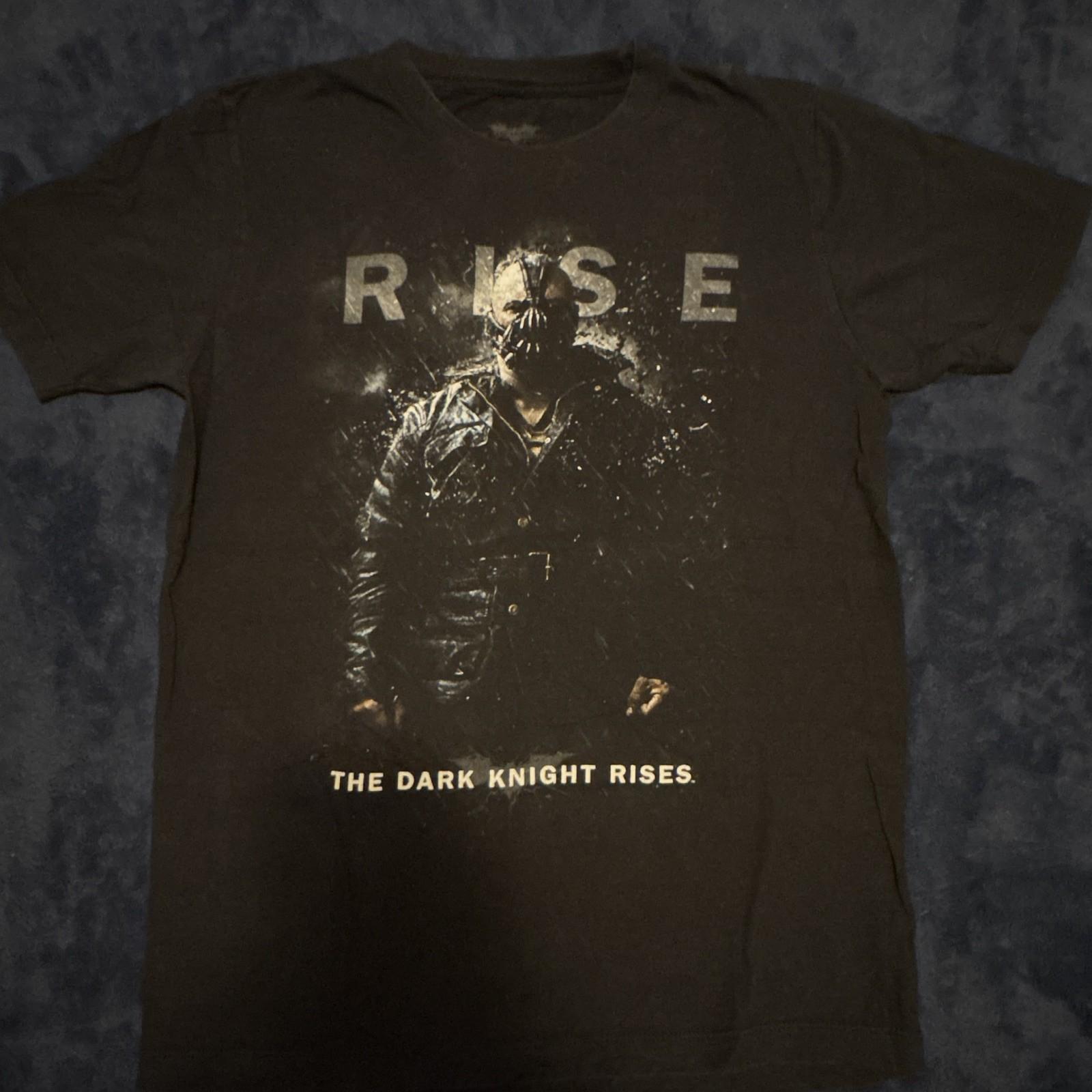The Dark Knight Rises Bane Batman Black Graphic Print Crew Neck T-Shirt Unisex T-Shirt XL